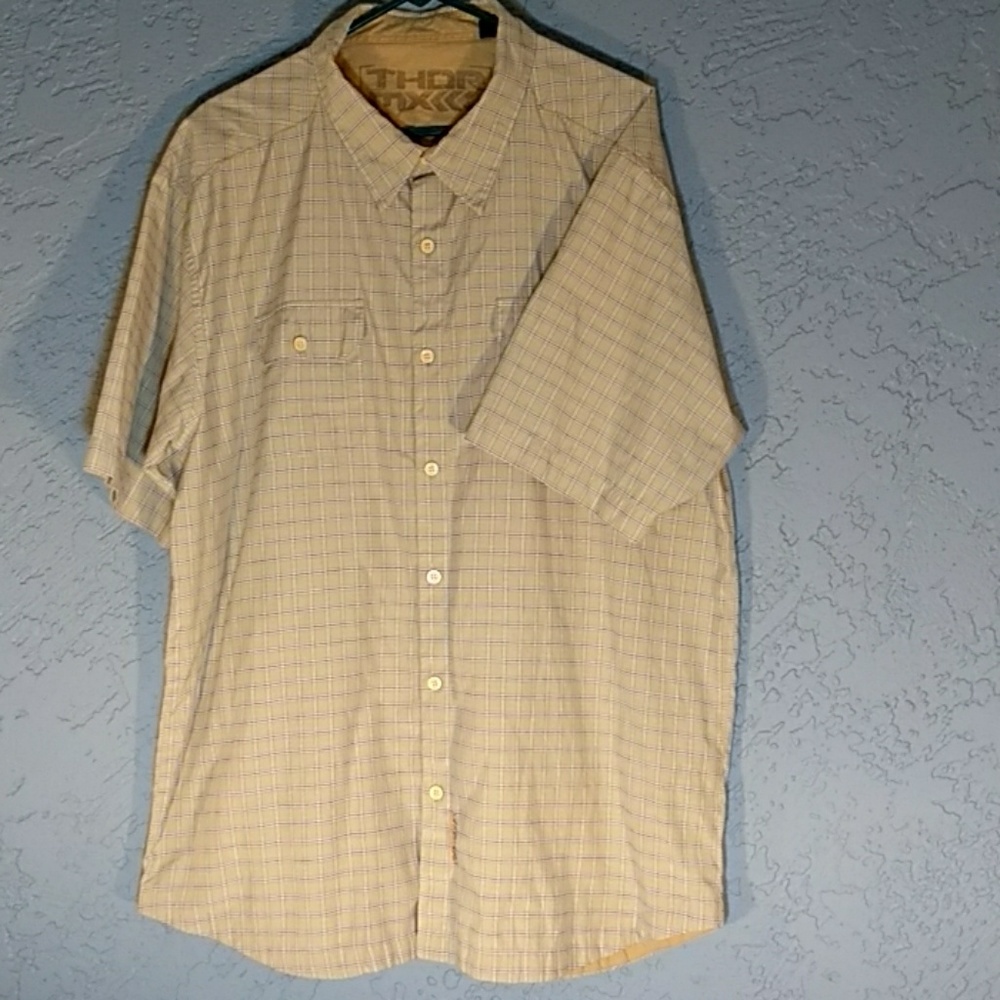 Thor MX short sleeve button up shirt excellent